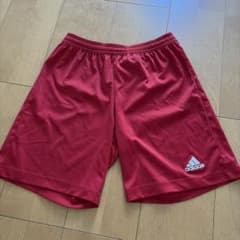 adidas キッズ ハーフパンツ レッドのサムネイル