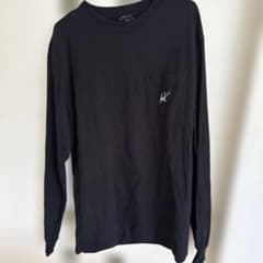 HUF 長袖 ポケットTシャツ ブラック Mサイズのサムネイル