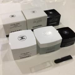 （空き容器）CHANEL ♡ルブラン クリーム他ケース3個&未使用スパチュラ2本のサムネイル