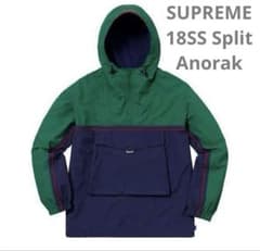 18ss Supremeシュプリーム ハーフジップ アノラック S - メルカリ