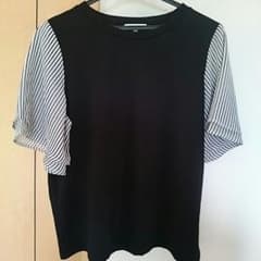 グローバルワーク 袖シフォン カットソーのサムネイル