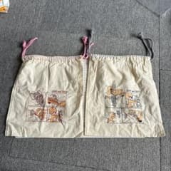 톰과 제리 파우치 베이지 보아 슬리퍼 파우치만 건착 2점 세트