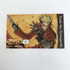 レガシーカフェ トライガン TRIGUN 予約特典クリアカード ヴァッシュ