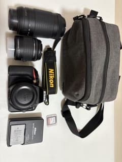 パ*コ様 【美品】Nikon D3500 ダブルズームレンズキット バック＆SDのサムネイル
