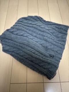 【美品】BEAMS スヌード ケーブルニット グレー
