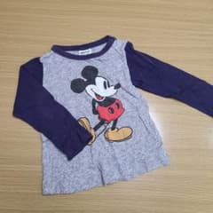 ロンT Tシャツ 90　ミッキーのサムネイル