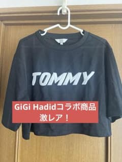 GiGi TOMMY HILFIGER メッシュTシャツ M 黒のサムネイル