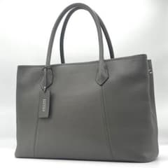 美品✨バーニーズニューヨーク メンズ ビジネス シボ革 レザートート