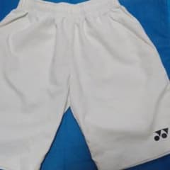 ヨネックスハーフパンツ　白のサムネイル