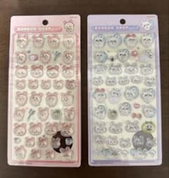 ちいかわ ボンボンドロップシール 2種セット モモンガ、古本屋カニちゃんのサムネイル