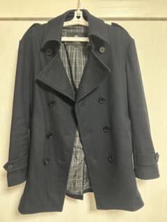 BURBERRY BLACK LABEL ピーコート ネイビー L - メルカリ