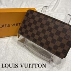 極美品 ルイヴィトン ダミエ ジッピーオーガナイザー 長財布 ラウンド
