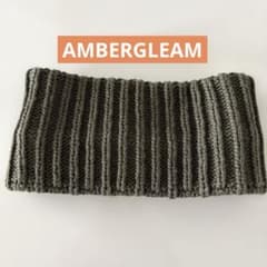 AMBERGLEAM アンバーグリーム　ニットヘアバンド　ターバン　緑　カーキのサムネイル