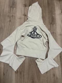 ヴィヴィアンウエストウッド　レッドレーベル　変形袖　パーカー　レア　オーブ ヴィヴィアンウエストウッド レッドレーベル 変形袖 パーカー レア