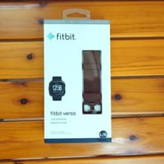 Fitbit Versa 純正レザーバンド コニャック Lサイズのサムネイル