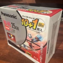 新品】パナソニック2倍速25GB10枚+50GB1枚LM-BE25W11S - メルカリ
