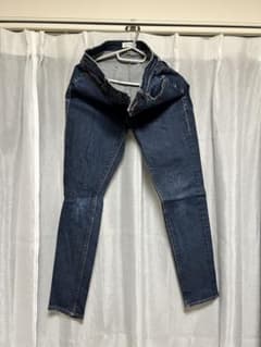 LEPSIM スリムフィットデニム Lサイズ ダークブルーのサムネイル