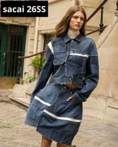 sacai 26SS 激レア！ 即完売154,000円 最新デニムスカートのサムネイル
