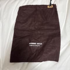 HOMME DEUX ブラウン巾着袋　靴の袋