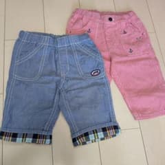 MIKI HOUSE 120cm ハーフパンツ 2枚セットのサムネイル