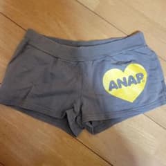 ANAP グレーショートパンツ ハートロゴ