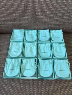 旧型 中古品ティファニー空箱 巾着袋12セット - メルカリ