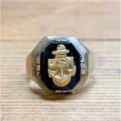 値下げ最終 希少 50's U.S.Navy メキシカンリング 19号 - メルカリ