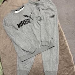 PUMA スウェットセット 160 グレーのサムネイル