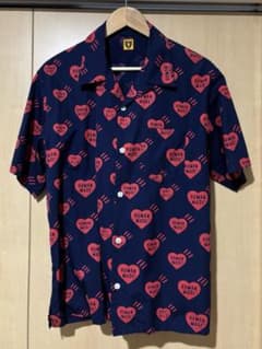 HUMAN MADE HEART PATTERN アロハシャツ　XLサイズのサムネイル