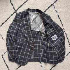 Vivienne Westwood テーラードジャケット グレー チェック 変形 - メルカリ