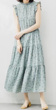 ELENCARE DUE エレンカーレデュエ　フラワーティアードワンピース美品