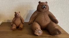 熊の置物　クマのおきもの　ぶさかわ　2体セット　My Gardenのサムネイル