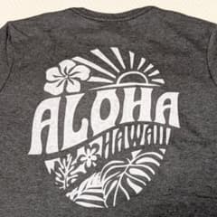 新品　Hawaii ISLAND GIRL Tシャツレディース　グレー　送料込みのサムネイル