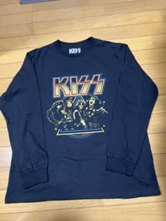 KISS バンドTシャツ 長袖 ブラック Lのサムネイル