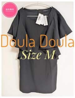 Doula Doula 半袖ワンピース 黒 Size Mのサムネイル