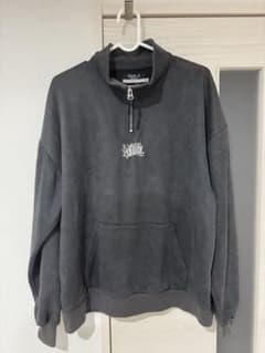NOBLE PRODUCT ハーフジップスウェット M 黒 オーバーサイズのサムネイル