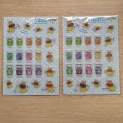 非売品】ムシバラス ライオン Check-UP ぷっくりシール 2枚 - メルカリ
