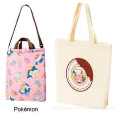 【未開封】ポケモン スイーツデザイン バッグ２つセット　ミスド コラボのサムネイル
