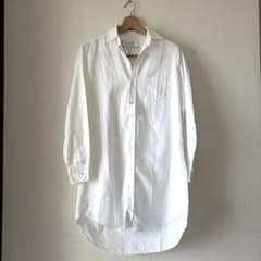 新品】フランク&アイリーン MARY コットンAラインシャツワンピース 白 XS 新品】フランク&アイリーン MARY コットンAラインシャツワンピース 白