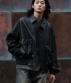 ARTIFICIAL GRAIN SHORT BLOUSON Mサイズのサムネイル