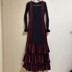 フラメンコ衣装 ストレッチベロアワンピース - メルカリ