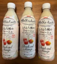 KIRIN とろとろ桃のフルーニュ3本セット - メルカリ