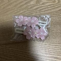 桜モチーフ ヘアピン 2個セットのサムネイル