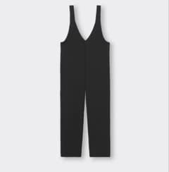 【GU】カットソーサロペットパンツ♡ブラック♡XL.L Lのサムネイル