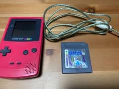 ゲームボーイカラーとポケモン銀と通信ケーブルのサムネイル