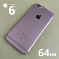 Apple iPhone6 64GB スペースグレイ AirDrop対応 Y2K - メルカリ