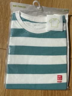 【新品・未開封】100 UNIQLO 半袖 ボーダーのサムネイル