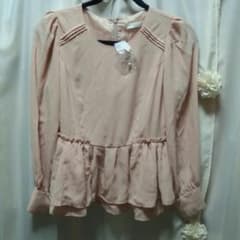 新品☆シフォンブラウスペプラムのサムネイル