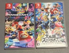 スマブラSP マリオカート8 デラックス Switchソフト 2本セット 中古