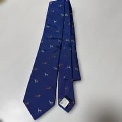 だ*ら様 【美品】Paul Smith ポールスミス ネクタイ 犬柄 ブルーシルのサムネイル